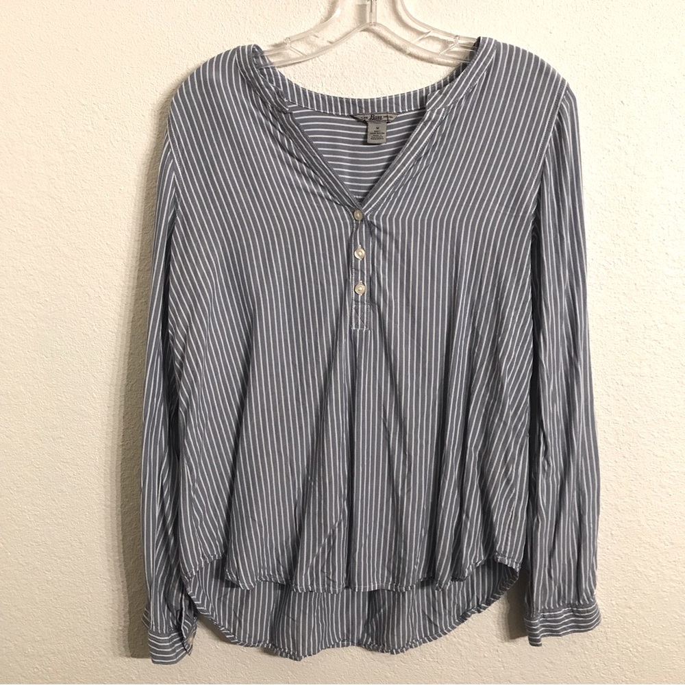3/$20 Bass Striped Blouse